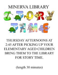 Story Time @ Minerva Library
