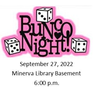 Bunco Night @ Minerva Free Library Basement