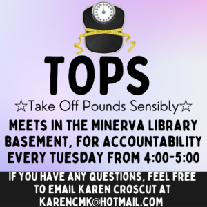 TOPS ( Take Off Pounds Sensibly) @ Minerva Free Library Basement