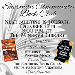 Sherman Community Book Club @ Minerva Free Library