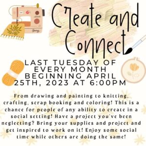 Create and Connect Crafting @ Minerva Free Library